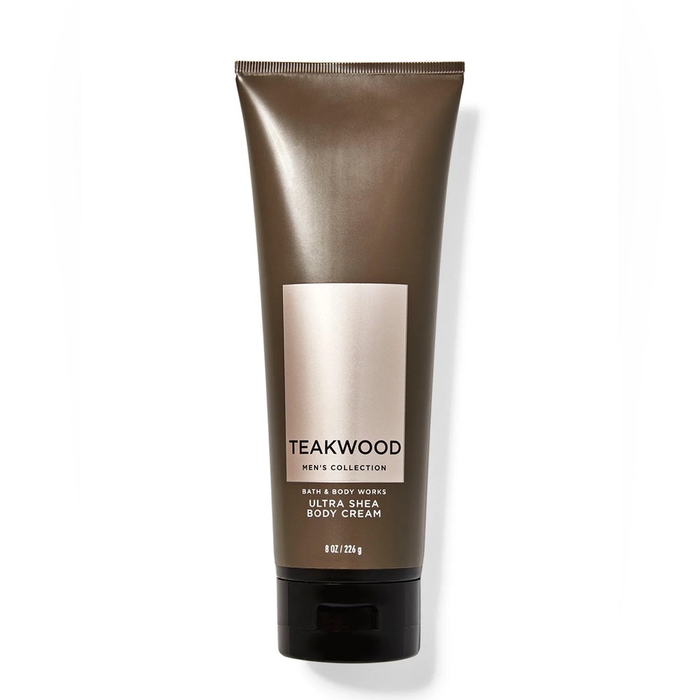 BRAND NEW: Bath & Body Works Teakwood ultra shea body cream. 8oz